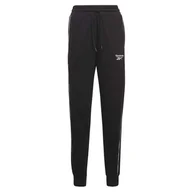 Spodnie sportowe damskie - Damskie Spodnie REEBOK PIPING PACK JOGGER HB4030 – Czarny - miniaturka - grafika 1