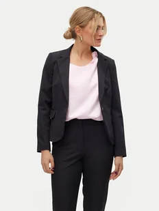 Vero Moda Marynarka Fenya 10313829 Czarny Slim Fit - Marynarki i żakiety damskie - miniaturka - grafika 1