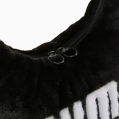 Torebki damskie - Torebka damska Puma UP PAUX FUR SLOUCHY HOBO czarna 09186901 - miniaturka - grafika 1