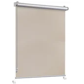 Rolety - Roleta zaciemniająca Venus Trench 91 x 220 cm beżowa termoizolacyjna Inspire - miniaturka - grafika 1