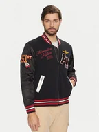 Kurtki męskie - Aeronautica Militare Kurtka bomber 242AF484CT3413 Czarny Regular Fit - miniaturka - grafika 1