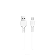 Kable USB - Hoco X20 Kabel Z Usb Na Micro Usb Usb-b 3M Biały - miniaturka - grafika 1