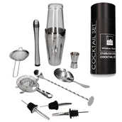 Shakery barmańskie - Zestaw barmański w tubie 11 el shaker bostoński - miniaturka - grafika 1