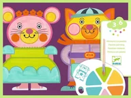 Zabawki kreatywne - Malowanie z paletą farb MALI PRZYJACIELE DJ09133 - miniaturka - grafika 1