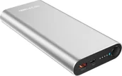 Powerbanki - Powerbank Realpower PB-20000PD Pro 20000mAh Srebrny - miniaturka - grafika 1