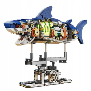 Klocki Konstrukcyjne Shark Rekin Mechaniczne 687 el. - Klocki - miniaturka - grafika 1