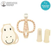 Nosidełka dla dzieci - Teething Starter Set Giraffe Matchstick Monkey - miniaturka - grafika 1