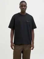 Koszulki męskie - Jack & Jones Koszulka w kolorze czarnym - miniaturka - grafika 1