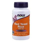 Suplementy naturalne - Now Foods Red Yeast Rice 600 mg (60 kaps.) - miniaturka - grafika 1