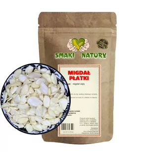 MIGDAŁY PREMIUM 200g migdały cięte w PŁATKACH - Orzechy i nasiona - miniaturka - grafika 1