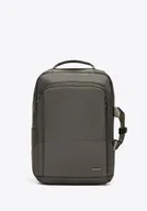 Plecaki - Plecak męski wielofunkcyjny do samolotu 2 w 1 szary - miniaturka - grafika 1