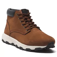 Botki męskie - Trzewiki Timberland Winsor Park Chukka TB0A65992121 Medium Brown Nubuck - miniaturka - grafika 1