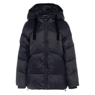Kurtki damskie - Damska Kurtka pikowana GUESS LETIZIA HOODED PUFFA W3BL21WG0V0-JBLK – Czarny - miniaturka - grafika 1