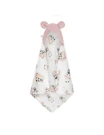 Śpiworki dla dzieci - Bonjour Cherie Kocyk bambusowy do fotelika samochodowego 90/90 Vivi minky Sepia rose - miniaturka - grafika 1