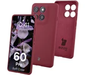 Etui i futerały do telefonów - Bizon Soft do Motorola Edge 60 Pro Śliwkowy - miniaturka - grafika 1