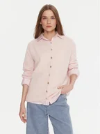 Swetry damskie - Kontatto Kardigan 3M0978C Różowy Relaxed Fit - miniaturka - grafika 1