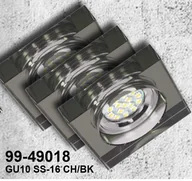 Oprawy, klosze i abażury - Candellux Zestaw oczek LED SS-16 kwadrat czarny ZESTAW OCZEK LED SS17 - miniaturka - grafika 1
