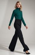 Spodnie damskie - Eleganckie spodnie z wysokim stanem M721, Kolor czarny, Rozmiar L, Figl - Primodo.com - miniaturka - grafika 1