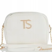 Torebki damskie - PIKOWANA TOREBKA LISTONOSZKA crossbody Pojemna chanelka Biały Top Secret - miniaturka - grafika 1