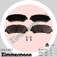Klocki hamulcowe - Klocki hamulcowe - komplet ZIMMERMANN 22347.185.1 - miniaturka - grafika 1