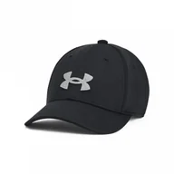 Czapki dla dzieci - Chłopięca czapka z daszkiem Under Armour Boy's UA Blitzing - czarna - miniaturka - grafika 1