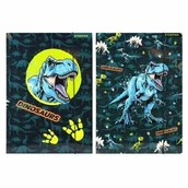 Teczki i skoroszyty - Starpak Teczka z gumką A4 Dino Glow 559701 - miniaturka - grafika 1