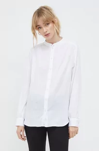 Marc O'Polo koszula bawełniana damska kolor biały regular ze stójką - Koszule damskie - miniaturka - grafika 1