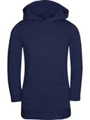 Sukienki i spódniczki dla dziewczynek - Trollkids Sukienka dresowa "Sandefjord" w kolorze granatowym - miniaturka - grafika 1