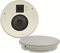 Oprawy, klosze i abażury - ChiliTec głośnik ścienny/sufitowy do zabudowy CTE-W Okrągły Ø 255mm 120 Watt 2-drożny Metalowa maskownica Wsporniki 8 Ohm łatwa instalacja Biały - miniaturka - grafika 1