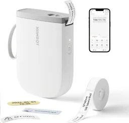 Niimbot D11-H Smart 1AA57281604, etykieciarka, biały + etykiety papierowe - Metkownice - miniaturka - grafika 1