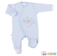 Pajacyki dla niemowląt - PAJAC NEWBORN NIEBIESKI 062 - 50 - miniaturka - grafika 1