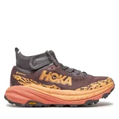 Buty sportowe damskie - Buty do biegania Hoka Speedgoat 6 Mid GTX GORE-TEX 1155153 Niebieski - miniaturka - grafika 1