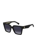 Okulary przeciwsłoneczne - Tommy Hilfiger okulary przeciwsłoneczne damskie kolor czarny TH 2100/S - miniaturka - grafika 1