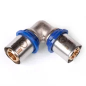 Łączniki, trójniki, kształtki - Pex Kolano zaciskowe 90° 20 mm Radopress - miniaturka - grafika 1