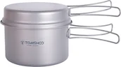 Plecaki - Zestaw Titan Kochtopf i Teller, reines Titan, 1200 ml + 500 ml, idealny do biwakowania na świeżym powietrzu i do plecaka - miniaturka - grafika 1