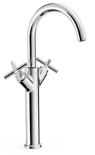 Bateria umywalkowa TRES Montblanc XXL Chrom 28380301 - Baterie umywalkowe - miniaturka - grafika 1