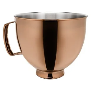 KitchenAid Dzieża Inox 4,8 l miedziana lśniąca do mikserów KitchenAid 5KSM5SSBRC - Akcesoria i części do robotów kuchennych - miniaturka - grafika 1