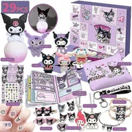 Ozdoby bożonarodzeniowe - Hongze 2024 Boże Narodzenie Kalendarz adwentowy Odliczanie Kuromi My Melody Cinnamoroll Sanrio Akcesoria do zabawek Dzieci Dziewczyny Kalendarz Pre... - miniaturka - grafika 1