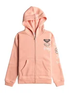 Koszulki i topy damskie - Roxy Top SURF FEELING ZIPPED SZCZOTKOWANY SZCZOTKOWANY Młodzieżowy Różowy 10/M - miniaturka - grafika 1