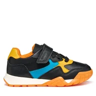 Buty dla chłopców - Sneakersy Geox J Rann-E J56NEC 054FU C9280 S Czarny - miniaturka - grafika 1