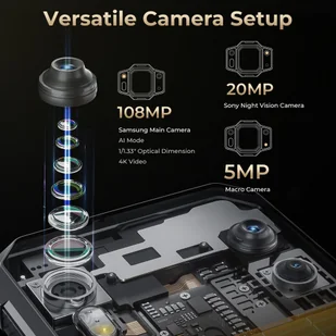 OUKITEL WP30 Pro 12/512GB 5G Czarny - Telefony komórkowe - miniaturka - grafika 6