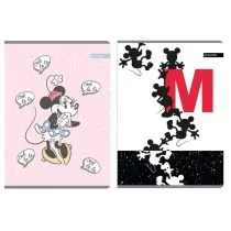 Zeszyty szkolne - Beniamin Zeszyt A5/60K kratka Minnie&Mickey (5szt) - - grafika 1