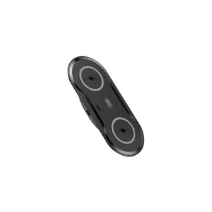 XO WX026 Bezprzewodowa ładowarka 2w1 do słuchawek Bluetooth 2 Smartfony / słuchawki z 2 cewkami ładującymi Czarny - Ładowarki do telefonów - miniaturka - grafika 1