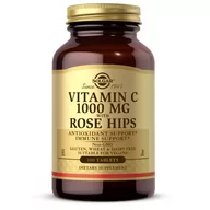 Witaminy i minerały dla sportowców - SOLGAR SOLGAR Vitamin C 1000mg With Rose Hips 100tabs - miniaturka - grafika 1