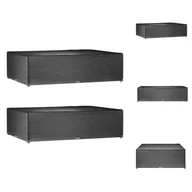 Pokrowce na meble ogrodowe - vidaXL Pokrowce na meble ogrodowe 2 szt. 16 oczek 300x200x75 cm Prostokątne - Pokrowce ochronne na meble ogrodowe - miniaturka - grafika 1