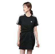 Sukienki - adidas Damska sukienka T-shirt, czarny, 38 cm - miniaturka - grafika 1