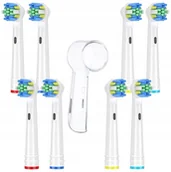 Końcówki do szczoteczek elektrycznych - Końcówka Zamiennik Floss Action Eb-25A X8 + Osłonka - miniaturka - grafika 1