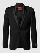 Marynarki męskie - Marynarka na jeden guzik o kroju slim fit z wyhaftowanym logo - miniaturka - grafika 1