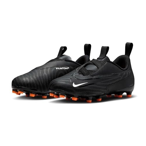 Nike Jr Phantom Gx Academy Fg/Mg sneakersy chłopięce, Czarny Summit White Dk szary dymny, 35.5 eu