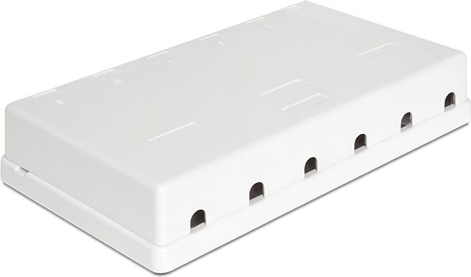 Delock Puszka naścienna, Keystone, 6 portów 86227